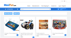Desktop Screenshot of maxifun.com